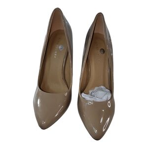 Riverberry Tan Synthetic Pumps Sz 6 4" Heel NWOT